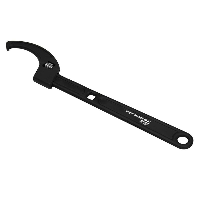 Pit Posse PP2649 Adjustable Steering Stem/Spanner/Castle Nut Wrench with 3/8 Drive Cutout for a Torque Wrench - Fits Most Bikes Range 22-70mm - Made of Steel - Automotive Tools - Image 1